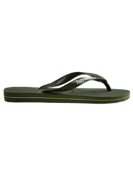 Infradito Havaianas BRASIL LOGO Uomo - Oliva