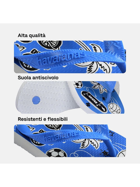 Infradito Havaianas KIDS ATLHETIC Unisex Bambino - Bianco