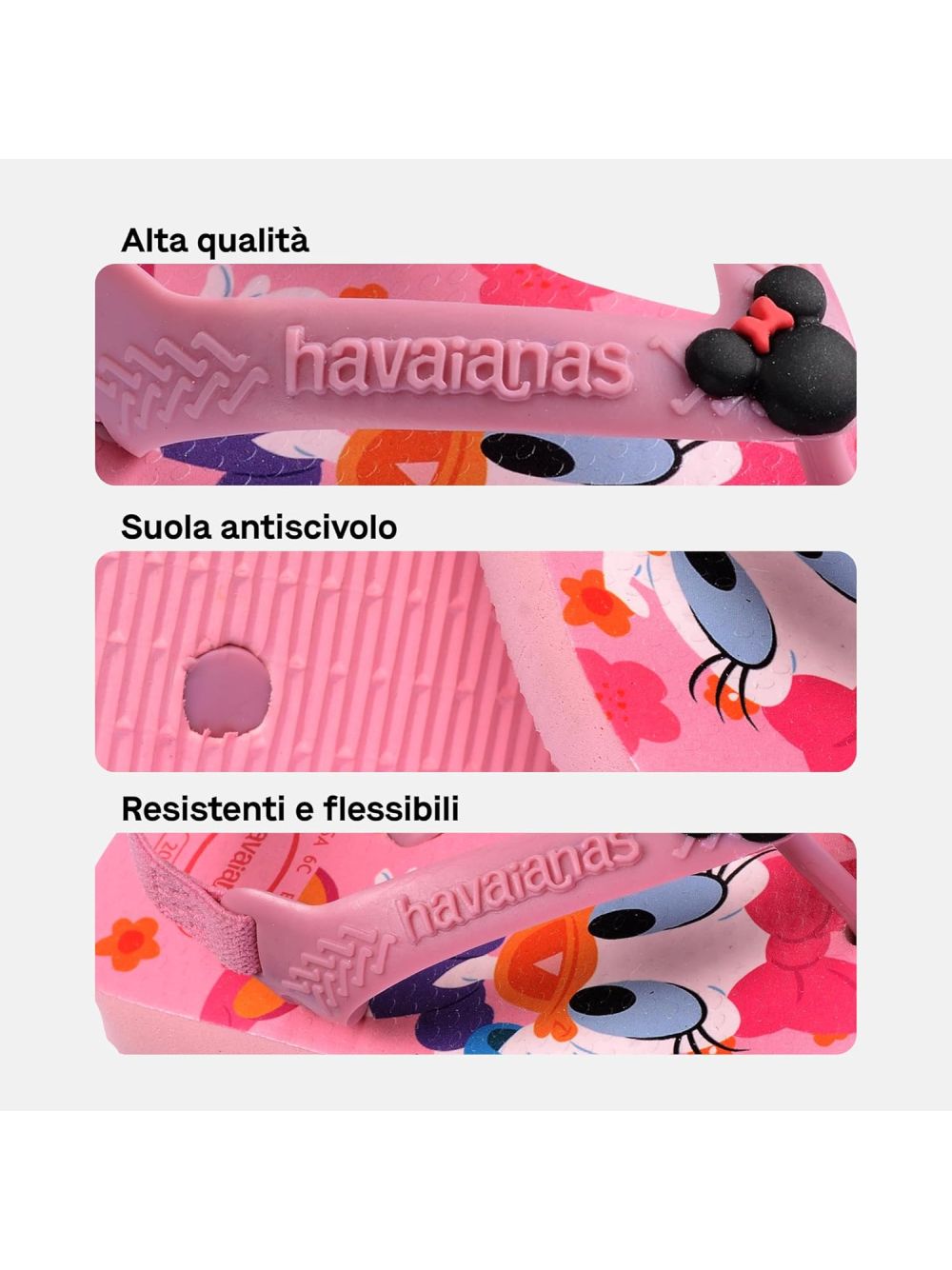 Infradito Havaianas BABY DISNEY CLASSICS II Unisex Bambino - Rosa