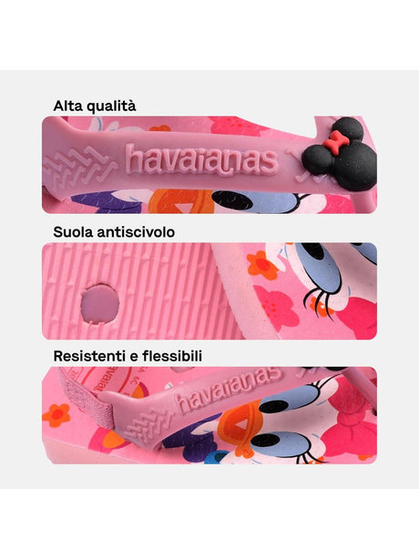 Infradito Havaianas BABY DISNEY CLASSICS II Unisex Bambino - Rosa