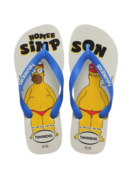 Infradito Havaianas SIMPSONS Unisex - Bianco