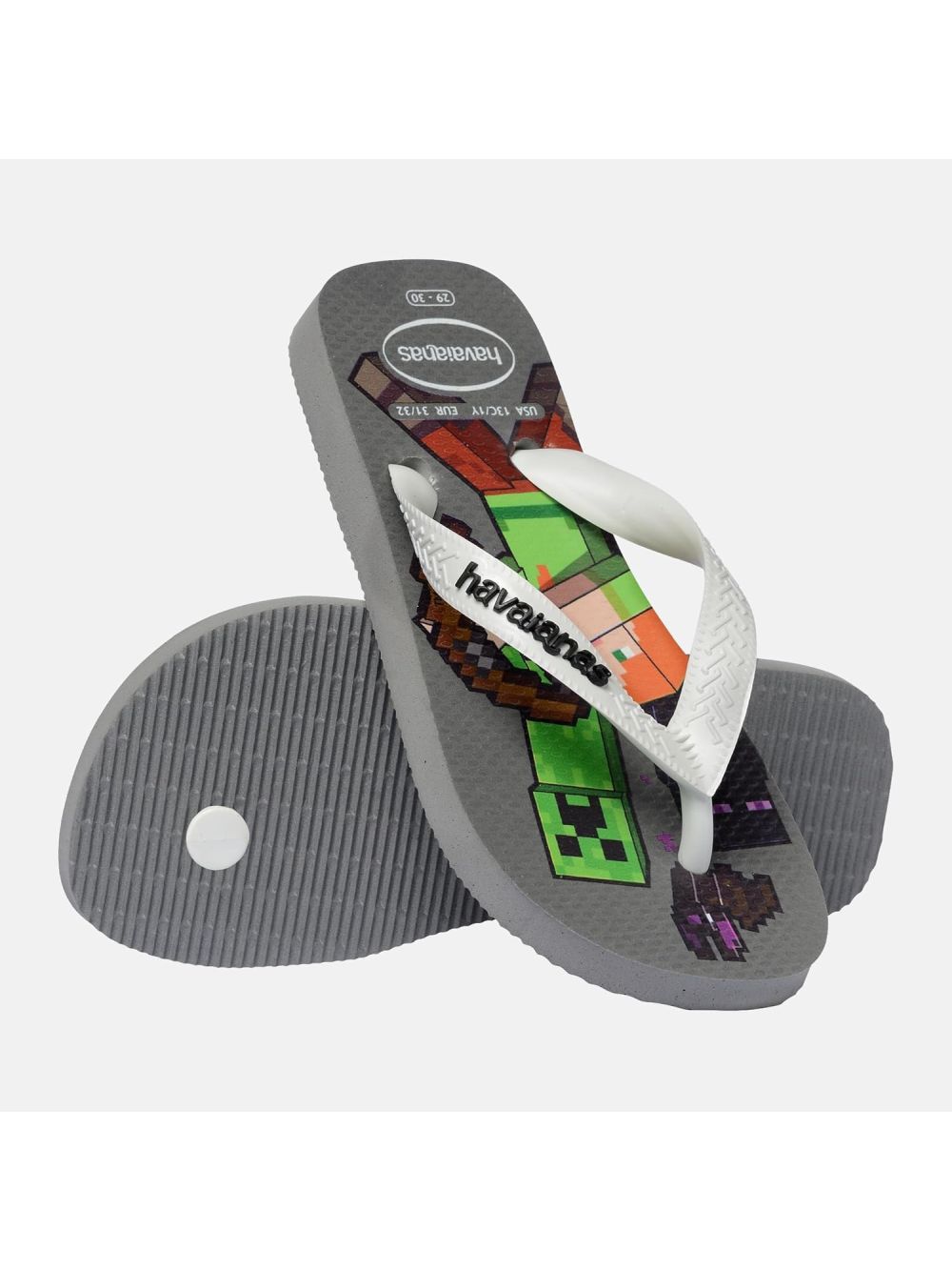 Infradito Havaianas KIDS MINECRAFT Unisex Bambino - Grigio