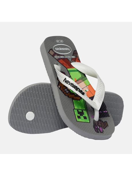 Infradito Havaianas KIDS MINECRAFT Unisex Bambino - Grigio