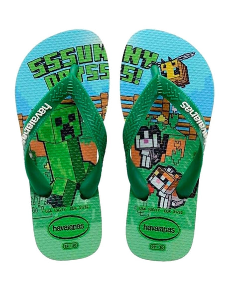 Infradito Havaianas KIDS MINECRAFT Unisex Bambino - Verde