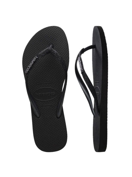 Infradito Havaianas SLIM GLITTER II Donna - Nero