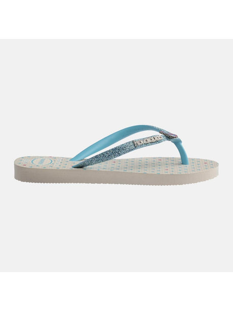 Infradito Havaianas KIDS SLIM GLITTER TRENDY Unisex Bambino - Beige
