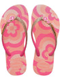 Infradito Havaianas KIDS SLIM GLITTER TRENDY Unisex Bambino - Rosa