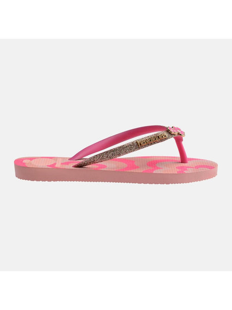 Infradito Havaianas KIDS SLIM GLITTER TRENDY Unisex Bambino - Rosa