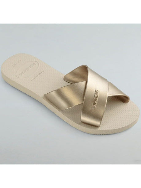 Infradito Havaianas AQUA METALLIC Donna - Beige