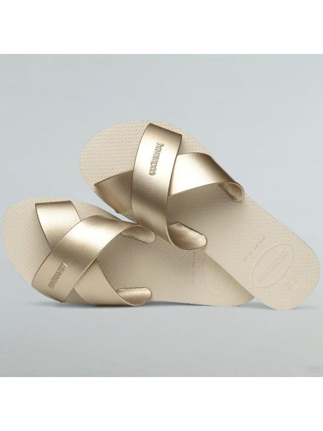 Infradito Havaianas AQUA METALLIC Donna - Beige