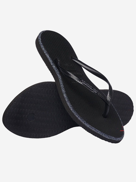Infradito Havaianas SLIM POINT GLITTER Donna - Nero
