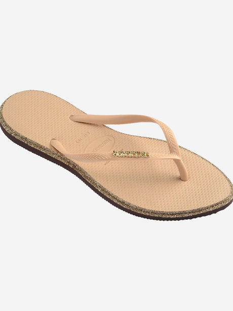 Infradito Havaianas SLIM POINT GLITTER Donna - Marrone
