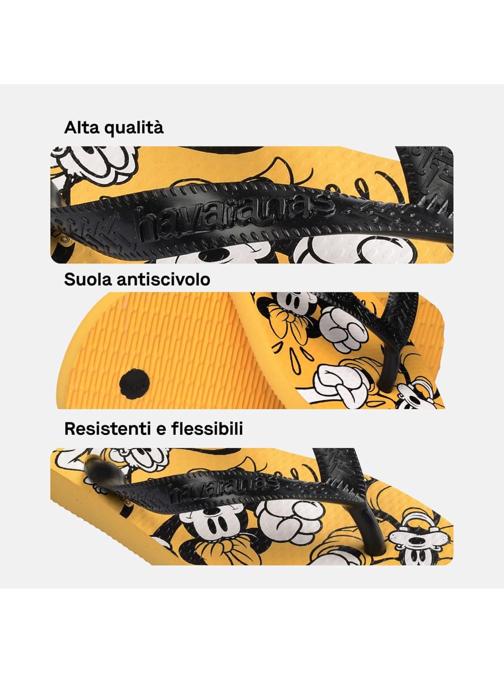 Infradito Havaianas KIDS DISNEY Unisex Bambino - Giallo