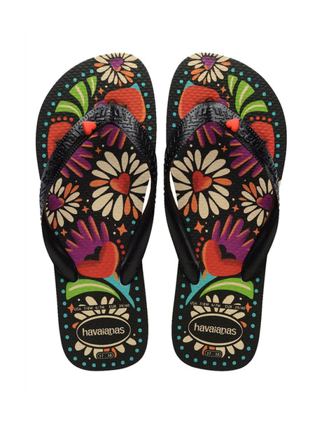 Infradito Havaianas TOP BEGONIA CORACAO Donna - Nero