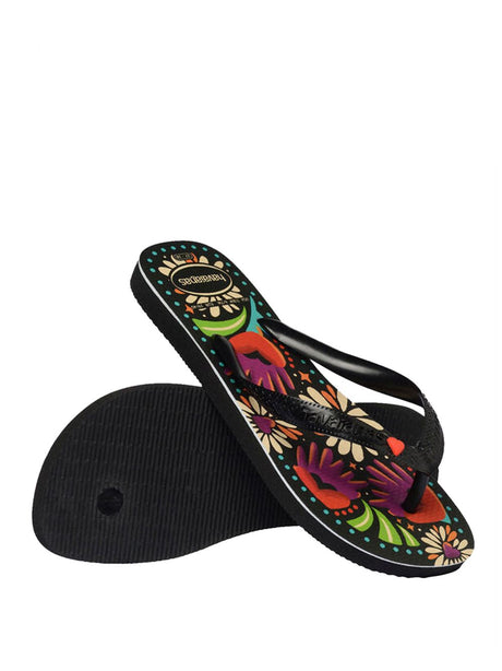 Infradito Havaianas TOP BEGONIA CORACAO Donna - Nero