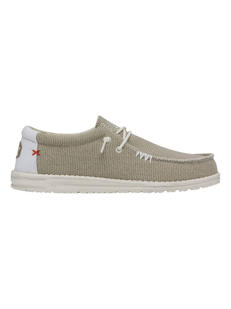 Scarpe in Tela Hey Dude WALLY BRAIDED Uomo - Bianco
