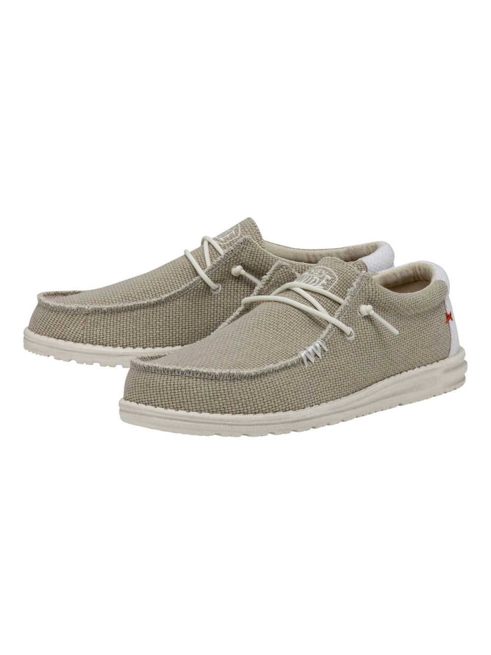 Scarpe in Tela Hey Dude WALLY BRAIDED Uomo - Bianco