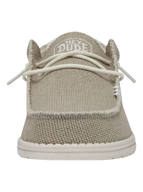 Scarpe in Tela Hey Dude WALLY BRAIDED Uomo - Bianco