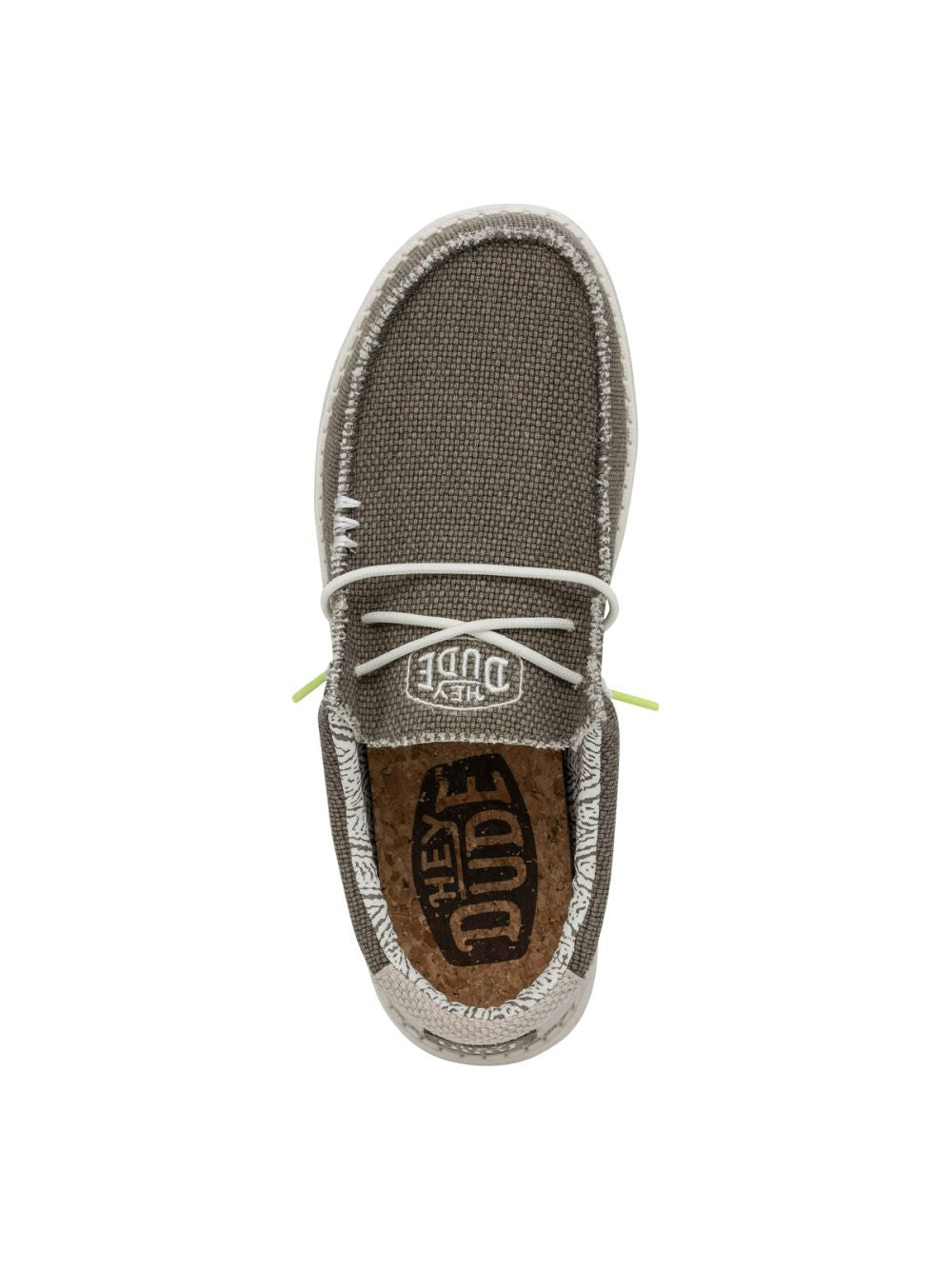 Scarpe in Tela Hey Dude WALLY BRAIDED Uomo - Avorio