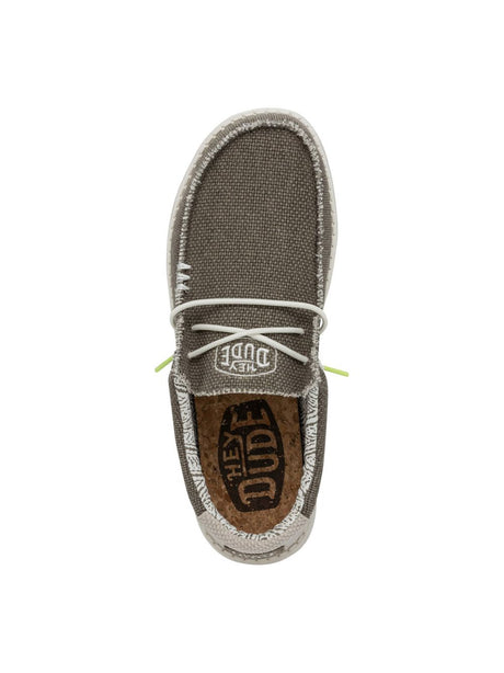 Scarpe in Tela Hey Dude WALLY BRAIDED Uomo - Avorio