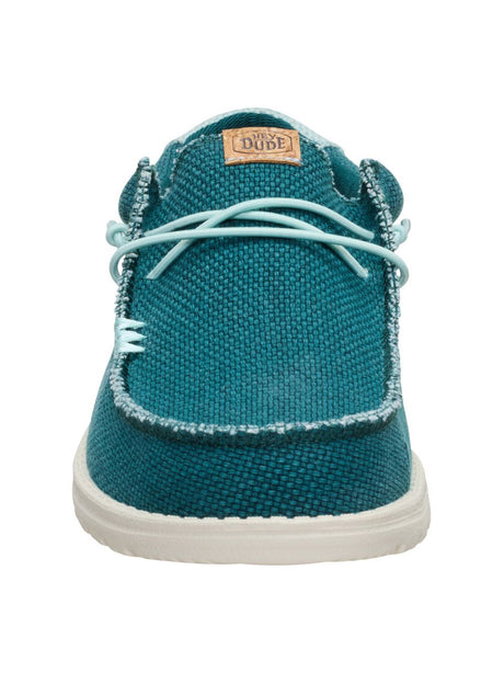 Scarpe in Tela Hey Dude WALLY BRAIDED Uomo - Turchese