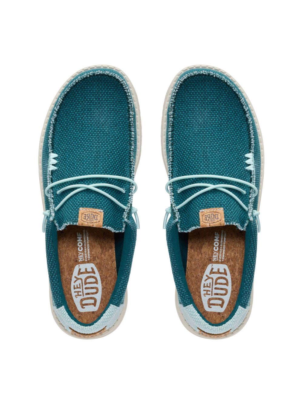 Scarpe in Tela Hey Dude WALLY BRAIDED Uomo - Turchese