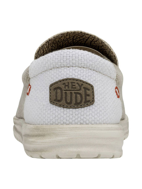 Scarpe in Tela Hey Dude MIKKA BRAIDED Uomo - Bianco