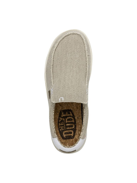 Scarpe in Tela Hey Dude MIKKA BRAIDED Uomo - Bianco