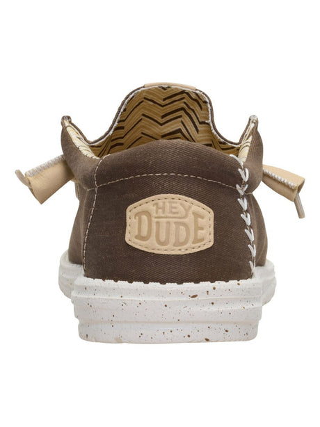 Scarpe in Tela Hey Dude WALLY STRETCH CANVAS Uomo - Marrone