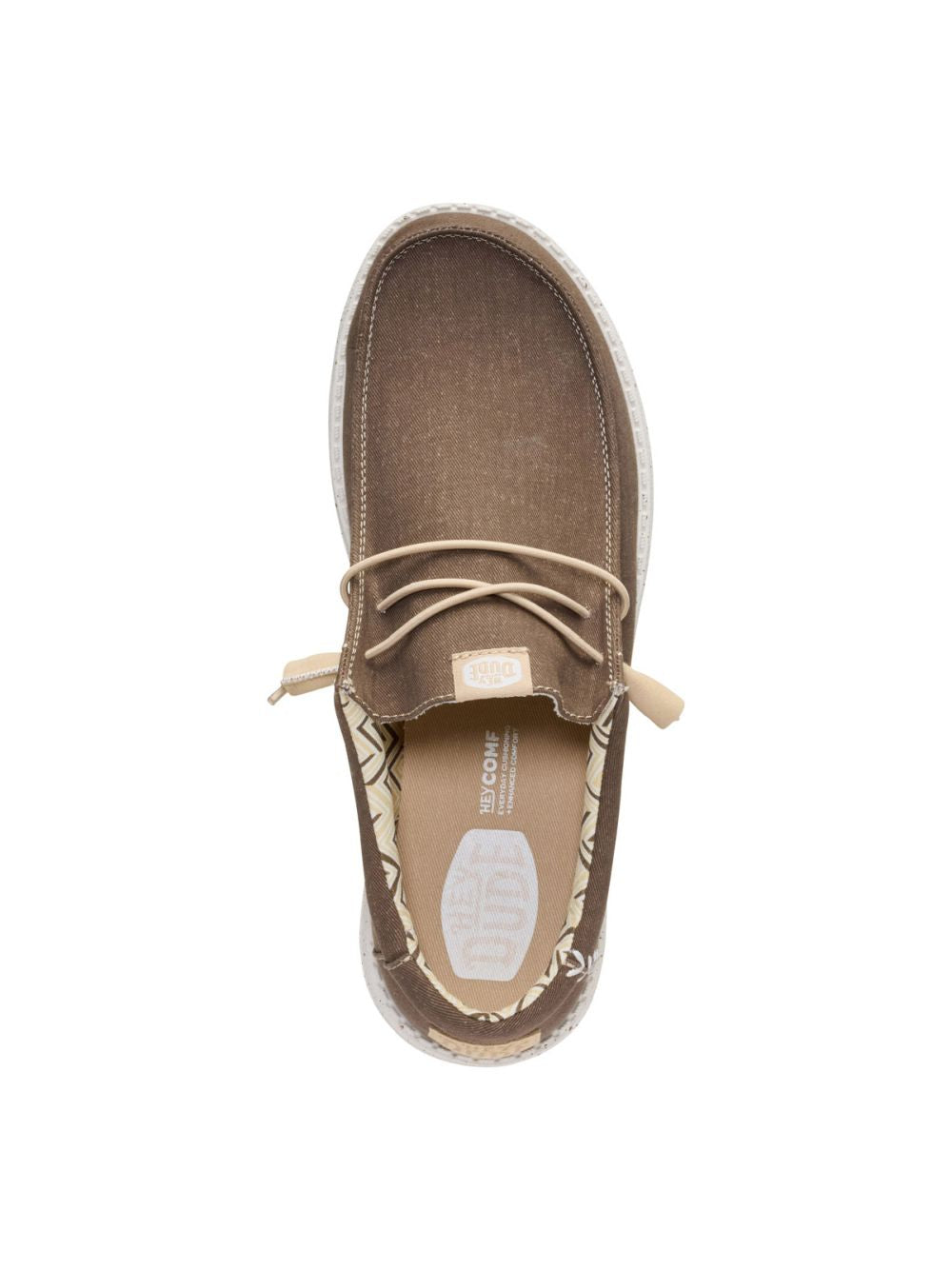 Scarpe in Tela Hey Dude WALLY STRETCH CANVAS Uomo - Marrone