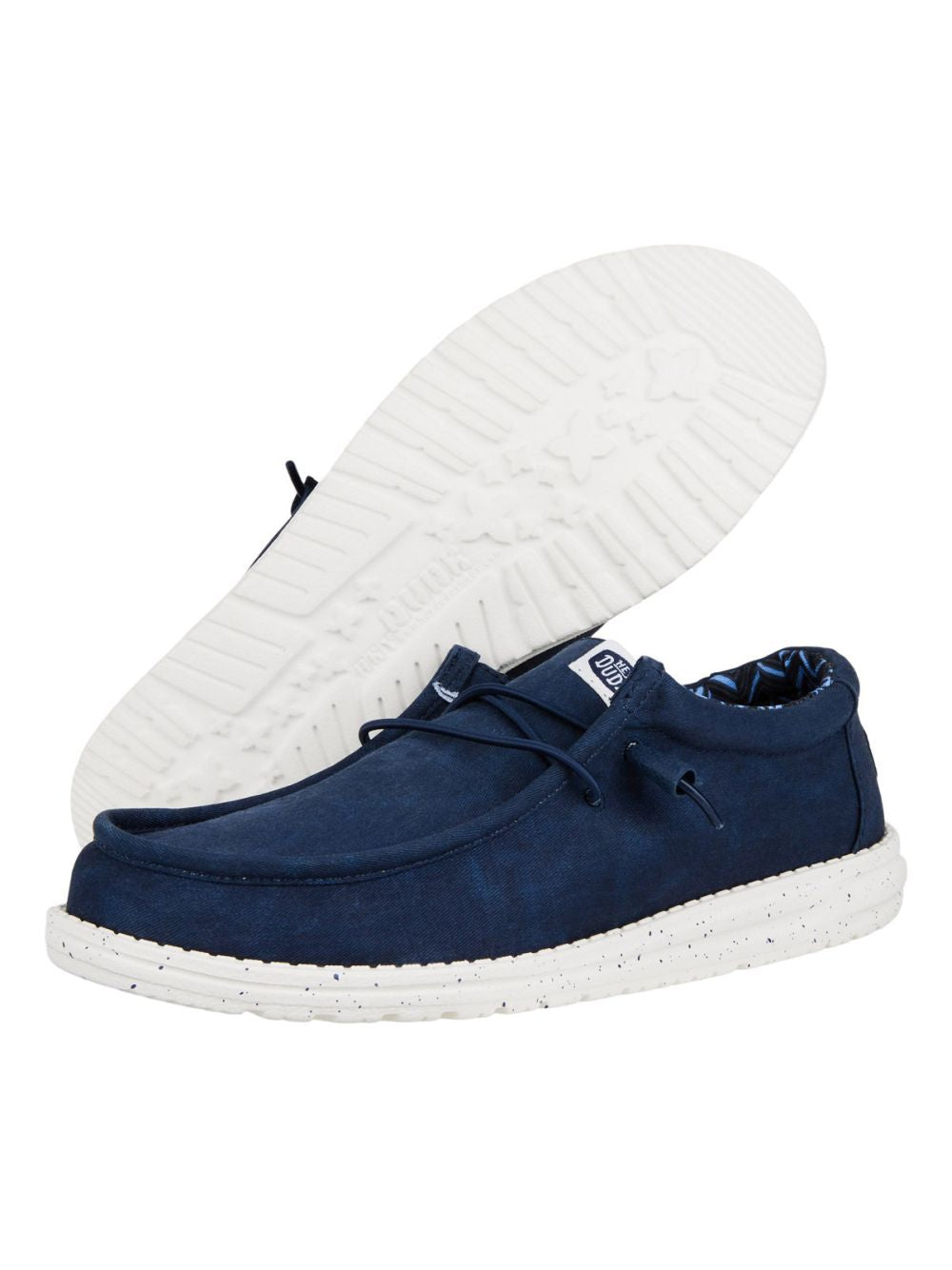 Scarpe in Tela Hey Dude WALLY STRETCH CANVAS Uomo - Navy