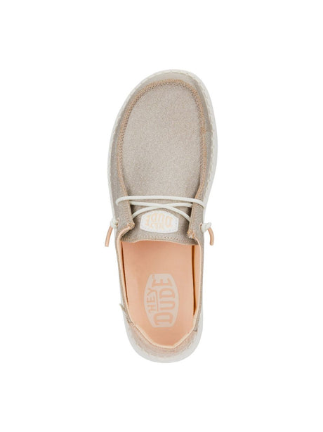 Scarpe in Tela Hey Dude WENDY METALLIC SPARKLE Donna - Rosa