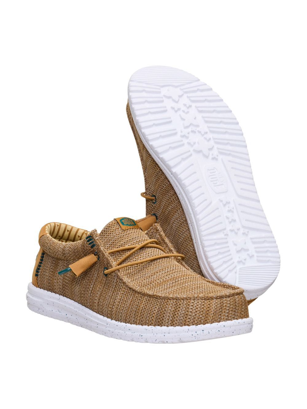 Scarpe in Tela Hey Dude WALLY STRETCH SOX Uomo - Marrone