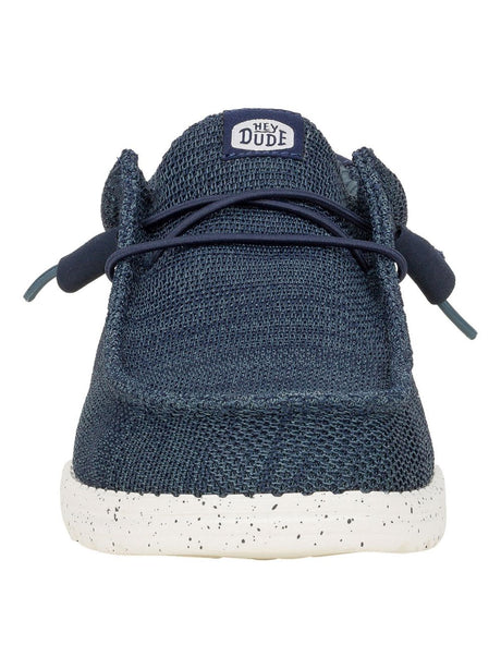 Scarpe in Tela Hey Dude WALLY STRETCH SOX Uomo - Navy