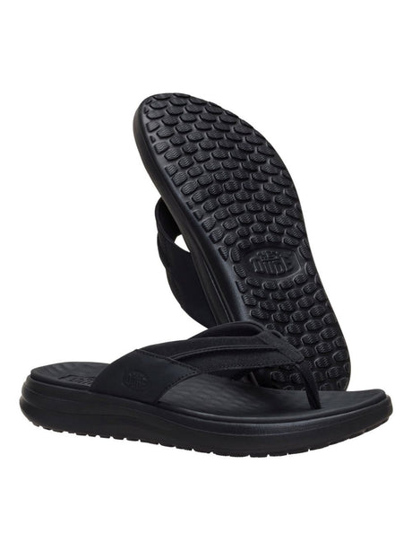 Scarpe in Tela Hey Dude FINN FLIP Uomo - Nero