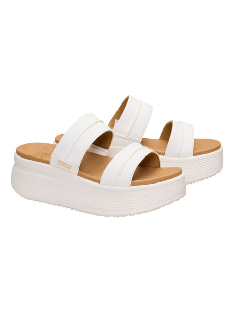Scarpe in Tela Hey Dude AUSTIN SLIDE CLASSIC Donna - Avorio