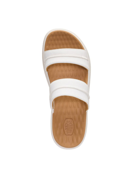 Scarpe in Tela Hey Dude AUSTIN SLIDE CLASSIC Donna - Avorio