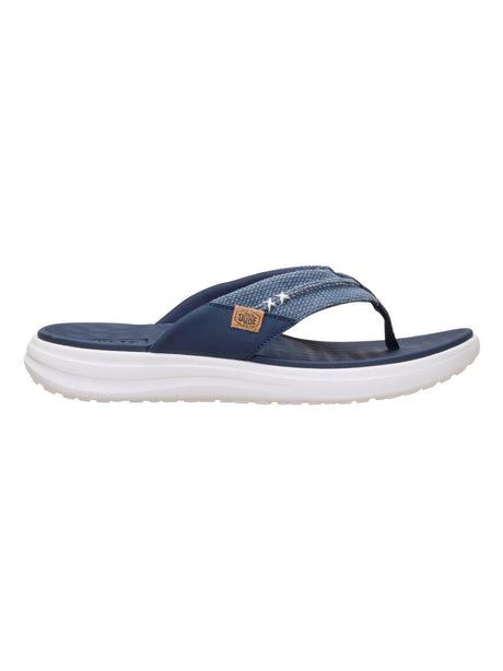 Scarpe in Tela Hey Dude FINN FLIP BRAIDED Uomo - Navy