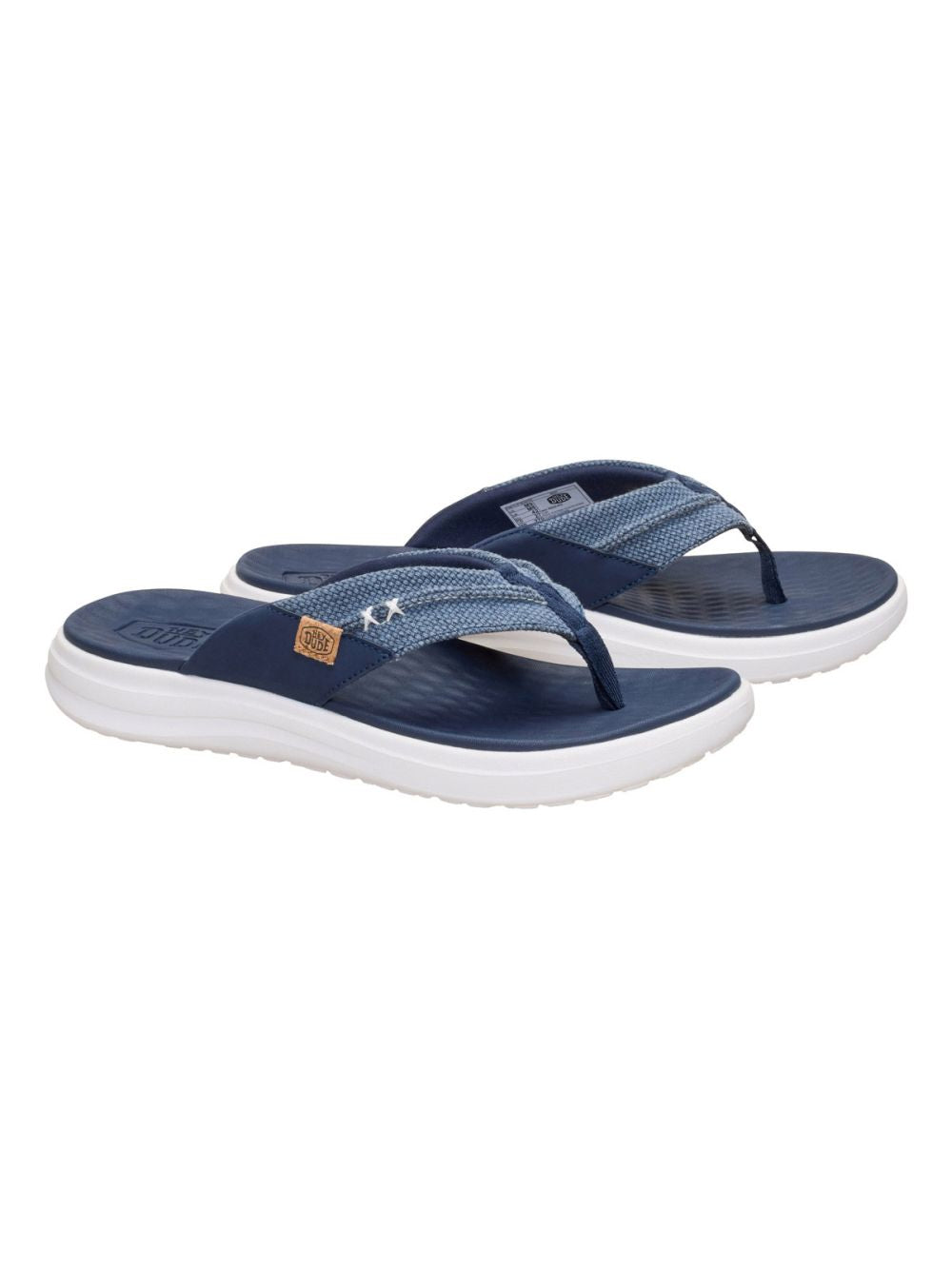 Scarpe in Tela Hey Dude FINN FLIP BRAIDED Uomo - Navy