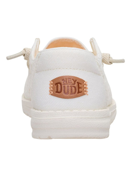 Scarpe in Tela Hey Dude WENDY SEQUIN LACE Donna - Avorio