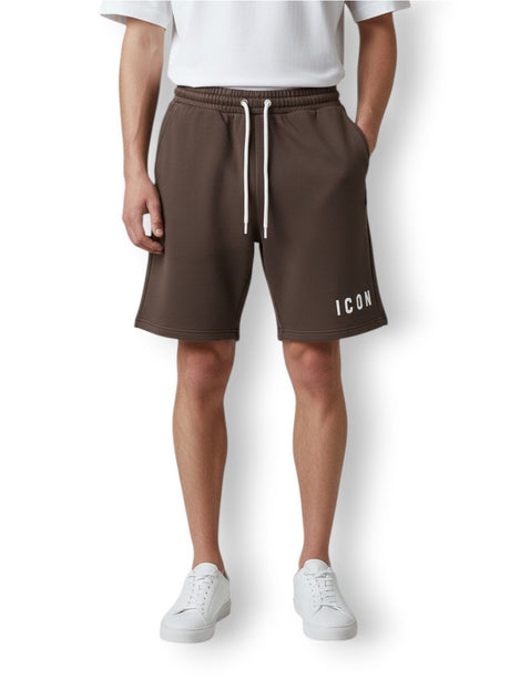 Pantaloncino Felpa Icon Uomo - Marrone