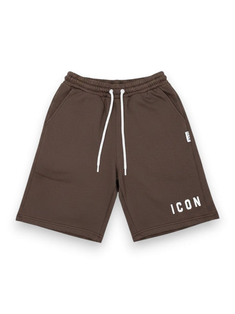 Pantaloncino Felpa Icon Uomo - Marrone