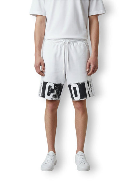 Pantaloncino Felpa Icon Uomo - Bianco