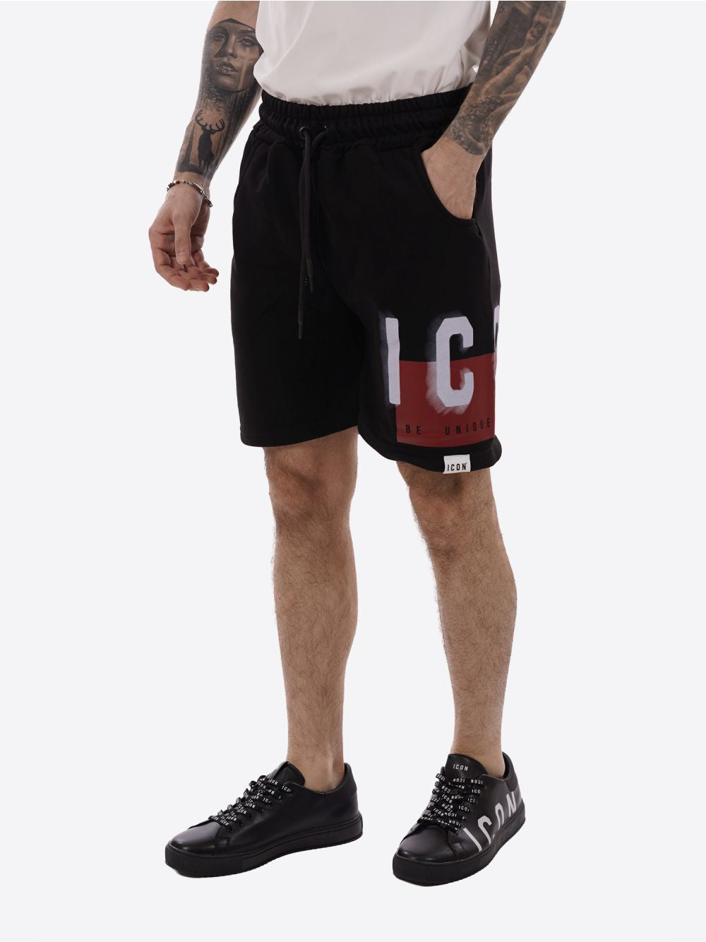 Pantaloncino Felpa Icon Uomo - Nero