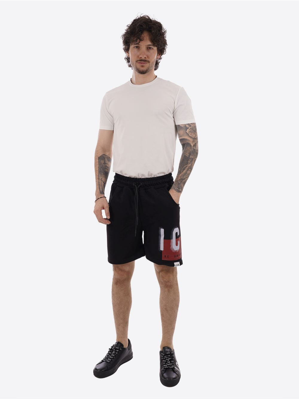Pantaloncino Felpa Icon Uomo - Nero