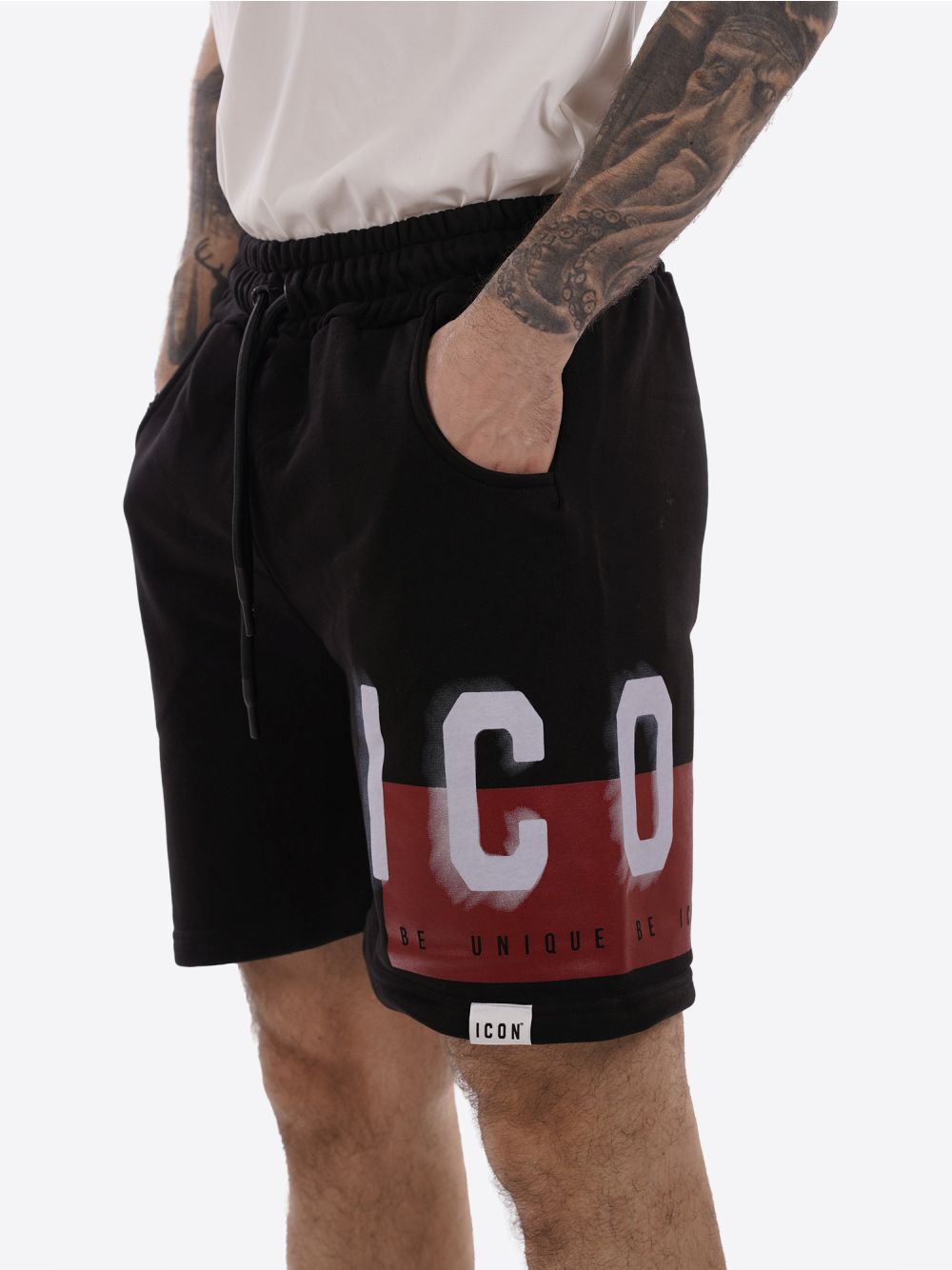Pantaloncino Felpa Icon Uomo - Nero