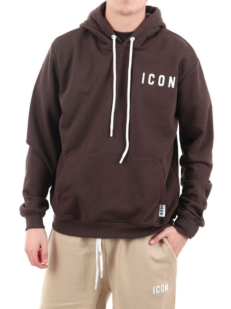 Felpa Icon Uomo - Marrone