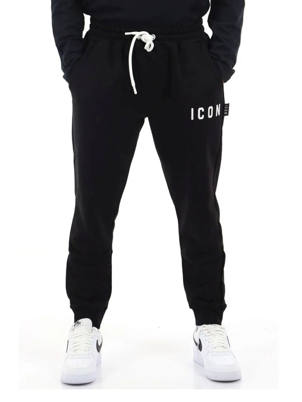 Pantalone Felpa Icon Uomo - Nero