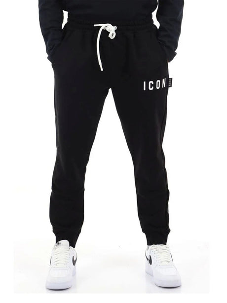 Pantalone Felpa Icon Uomo - Nero