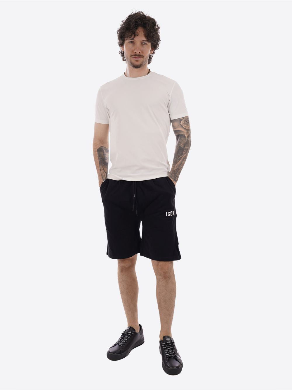 Pantaloncino Felpa Icon Uomo - Nero
